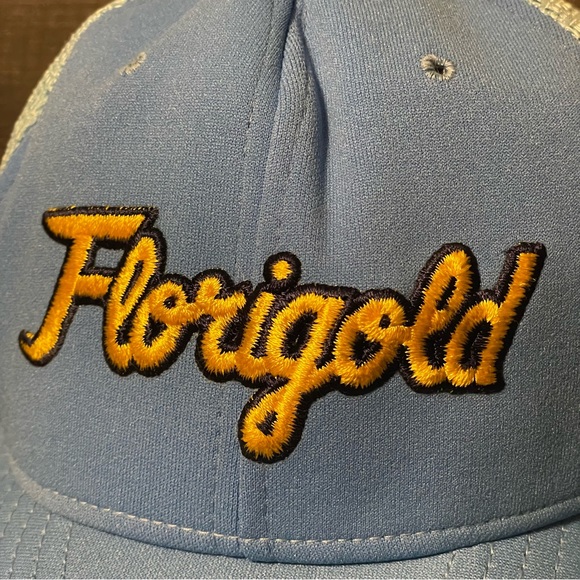 Vintage ‘Florigold’ Blue Snapback Hat *Made In USA - Picture 2 of 10